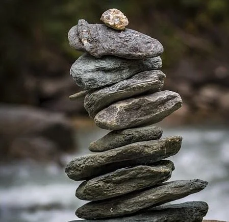 Torre de pedras, equilibradas