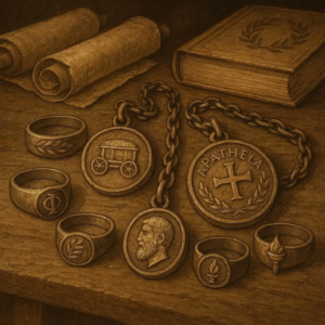 Joias e amuletos estoicos